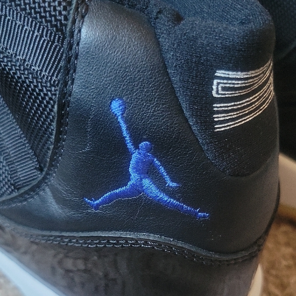 Jordan Retro11 Space Jam Black High-Top Sneakers Bascketball - Picture 10 of 12
